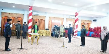 Wakil Bupati Merangin A. Khafidh Lantik Tiga Pejabat Eselon II, Ini Nama-Namanya