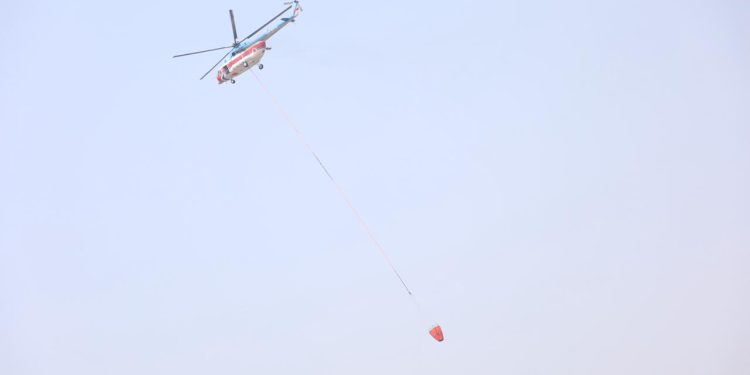 Tangani Karhutla di Jambi, BNPB Kerahkan Helikopter