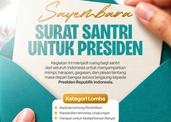 Kementerian Agama Gelar Sayembara untuk Santri, “Surat Santri untuk Presiden”, Ada Tiga Tema Pilihan