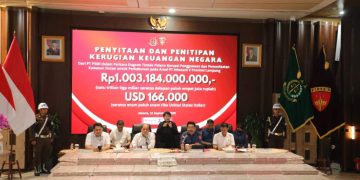 Kejaksaan Agung Terima Penyerahan Penitipan Uang Rp1 Triliun Perkara Korupsi Pemanfaatan Kawasan Hutan untuk Perkebunan PT PSMI