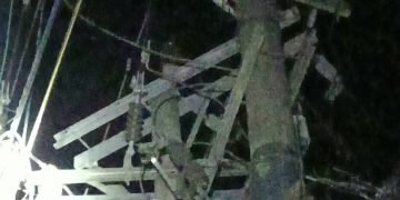 Trafo PLN di Dekat Simpang Tiga Arah Sungai Mas Merangin Rusak, Arus Listrik ke Pelanggan Mati