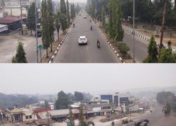 Asap Akibat Karhutla Semakin Tebal di Kabupaten Merangin, Status ISPU “Tidak Sehat”