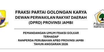 Fraksi Partai Golkar DPRD Propinsi Jambi Soroti Anggaran Rp30 Miliar untuk Karhutla, Asap Masih Jadi Persoalan