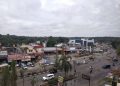 Hujan Mengguyur Kota Bangko Kabupaten Merangin