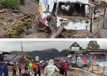 Banjir Bandang Terjang Kabupaten Solok Sumatera Barat, Satu Warga Meninggal dan Satu Masih dalam Pencarian