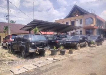 Tindak Lanjuti Surat dari KPK dan BPK RI, Pemda Merangin Tarik Mobil dan Sepeda Motor dari berbagai Pihak