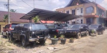 Tindak Lanjuti Surat dari KPK dan BPK RI, Pemda Merangin Tarik Mobil dan Sepeda Motor dari berbagai Pihak