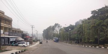Asap Karhutla di Kabupaten Merangin Kembali Tebal, ISPU 168 Kategori “Tidak Sehat” 