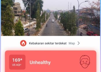 Asap Karhutla di Kabupaten Merangin Masih Ada, ISPU 169 Kategori “Tidak Sehat”
