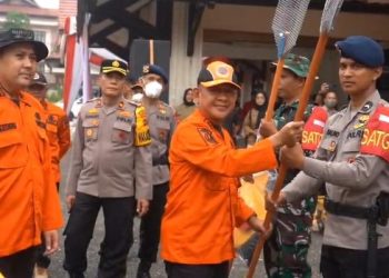 Antisipasi Cuaca Ekstrem, Pemkab Merangin Gelar Apel Siaga Bencana Hidrometeorologi