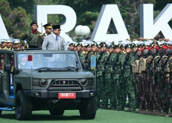 Presiden Prabowo Resmikan 204 Satuan Baru TNI pada Peringatan HUT ke-81 TNI