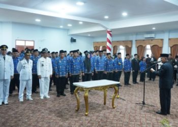 Sebanyak 17 Kapus, 42 Pejabat dan Dewas PDAM dilantik Wakil Bupati Merangin A. Khafidh