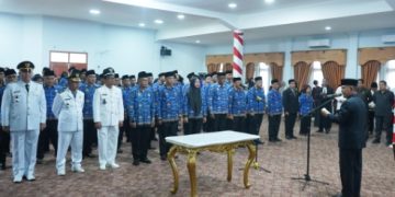 Sebanyak 17 Kapus, 42 Pejabat dan Dewas PDAM dilantik Wakil Bupati Merangin A. Khafidh
