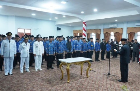 Sebanyak 17 Kapus, 42 Pejabat dan Dewas PDAM dilantik Wakil Bupati Merangin A. Khafidh