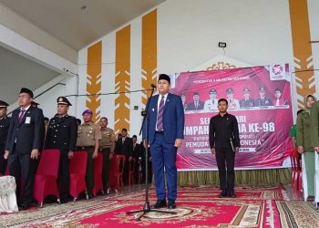Bupati Merangin M. Syukur Pimpin Upacara Peringatan Hari Sumpah Pemuda ke-98