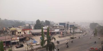 Asap Karhutla di Kabupaten Merangin Kembali Tebal, Kategori “Tidak Sehat”