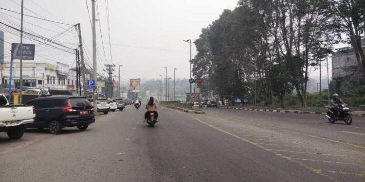 Asap Karhutla di Kabupaten Merangin Masih Tebal, Kategori “Tidak Sehat”