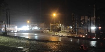 Hujan Kembali Mengguyur Kota Bangko Kabupaten Merangin