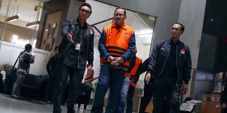KPK Tahan Tujuh Tersangka Kasus Korupsi Pengerjaan Proyek di Lingkungan BBPJN Sumatera Utara 2023-2025